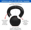 Picture of Yes4All Kettlebell Weights Cast Iron/Kettlebells Powder Coated - Strength Training, Home Gym, Full-body Exercises