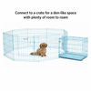 Picture of MidWest Homes for Pets Folding Metal Exercise Pen / Pet Playpen, Blue,24"W x 24"H, 1-Year Manufacturer's Warranty