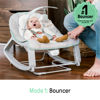 Picture of Ingenuity Keep Cozy 3-in-1 Grow with Me Vibrating Baby Bouncer, Seat & Infant to Toddler Rocker, Vibrations & -Toy Bar, 0-30 Months Up to 40 lbs (Weaver)