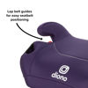 Picture of Diono Solana, No Latch, Pack of 2 Backless Booster Car Seats, Lightweight, Machine Washable Covers, Cup Holders, Purple Wildberry