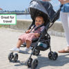 Picture of Summer Infant, 3D Mini Convenience Stroller - Lightweight Stroller with Compact Fold MultiPosition Recline Canopy with Pop Out Sun Visor and More - Umbrella Stroller for Travel and More, Gray