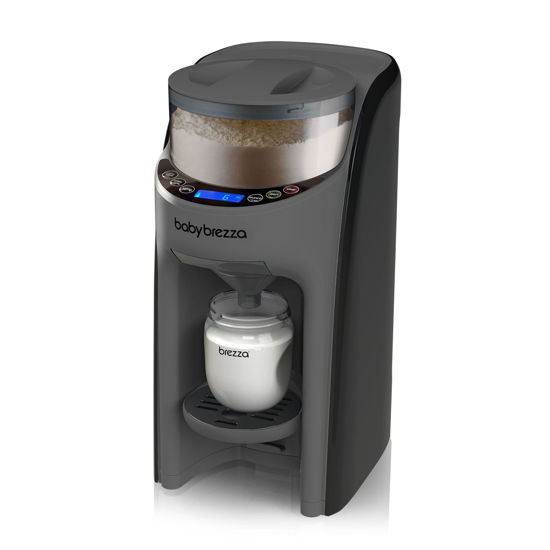 Picture of Baby Brezza New and Improved Formula Pro Advanced Formula Dispenser Machine - Automatically Mix a Warm Formula Bottle Instantly - Easily Make Bottle with Automatic Powder Blending, Charcoal