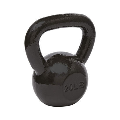 Picture of Amazon Basics Cast Iron Kettlebell, 20 pound, Black