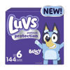 Picture of Luvs Platinum Protection Bluey Baby Diapers - Size 6, 144 Count, Disposable Baby Diapers (Packaging May Vary)