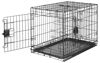 Picture of Amazon Basics Durable,Foldable Metal Wire Dog Crate with Tray, Double Door, 30 Inches, Black