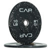 Picture of CAP Barbell Economy - Speckled Olympic Bumper Plate Set with White Logo, Black, 10 lb Pair