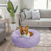 Picture of Best Friends by Sheri The Original Calming Donut Cat and Dog Bed in Shag Fur Lavender, Medium 30"