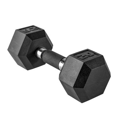 Picture of CAP Barbell Coated Dumbbell Weights with Padded Grip, Single, 20 LBS