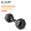 Picture of CAP Barbell Coated Dumbbell Weights with Padded Grip, Single, 20 LBS