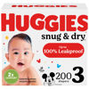 Picture of Huggies Size 3 Diapers, Snug & Dry Baby Diapers, Size 3 (16-28 lbs), 200 Count (4 Packs of 50), Packaging May Vary