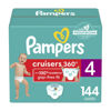 Picture of Pampers Cruisers 360 Diapers - Size 4, One Month Supply (144 Count), Pull-On Disposable Baby Diapers, Gap-Free Fit