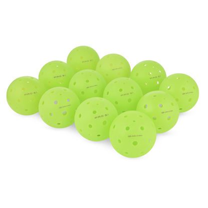 Picture of Selkirk Pro S1 Ball | Crack-Resistant | 38 Hole Outdoor Pickleball Balls | USAPA Approved Pickle Ball for Tournament Play | Advanced Aerodynamics | 100 Pack Pickleballs |