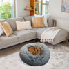 Picture of Best Friends by Sheri The Original Calming Donut Cat and Dog Bed in Shag Fur Gray, Small 23"