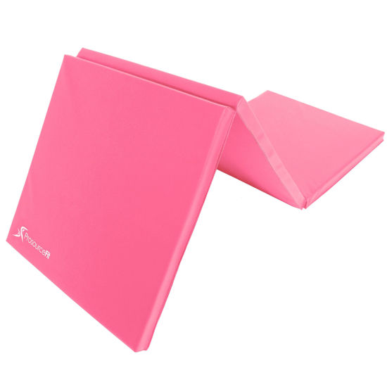 Picture of ProsourceFit Tri-Fold Folding Exercise Mat - Pink