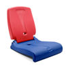 Picture of Step2 Foldable Adult Flip Seat, Portable Outdoor Chair for Poolside, Tailgating, Camping, Sporting Events, Picnic and Beach Chair, Provides Back Support When Sitting on Ground, Red & Blue