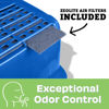 Picture of Van Ness Pets Odor Control Extra Large, Giant Enclosed Cat Pan with Odor Door, Hooded, Blue, CP7