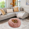 Picture of Best Friends by Sheri The Original Calming Donut Cat and Dog Bed in Shag Fur Dusty Rose, Small 23"