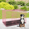 Picture of BestPet 24,30,36,42,48 Inch Dog Crates for Large Dogs Folding Mental Wire Crates Dog Kennels Outdoor and Indoor Pet Dog Cage Crate with Double-Door,Divider Panel, Removable Tray (Pink, 36")