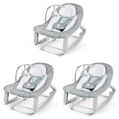 Picture of Ingenuity Keep Cozy 3-in-1 Grow with Me Vibrating Baby Bouncer Seat & Infant to Toddler Rocker - Weaver, Newborn and up (Pack of 3)