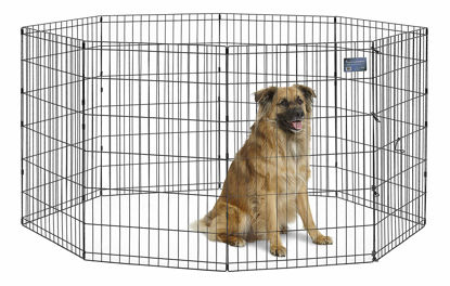 Picture of MidWest Homes for Pets Foldable Metal Dog Exercise Pen / Pet Playpen, 24'W x 36'H