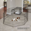 Picture of MidWest Homes for Pets Foldable Metal Dog Exercise Pen / Pet Playpen, 24'W x 36'H