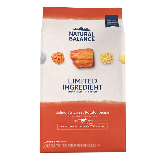 Picture of Natural Balance Limited Ingredient Adult Grain-Free Dry Dog Food, Salmon & Sweet Potato Recipe, 24 Pound (Pack of 1)