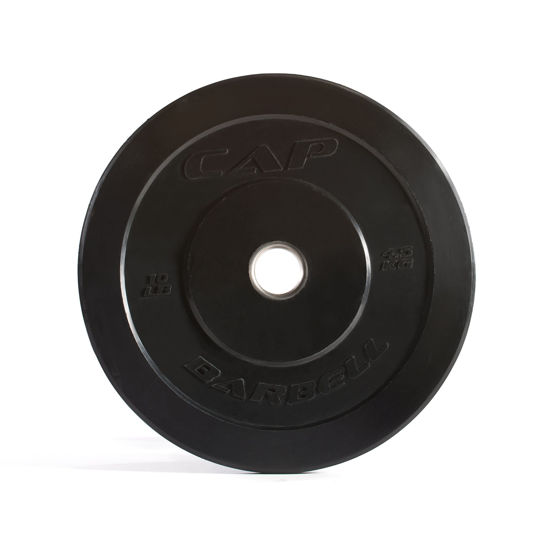 Picture of CAP Barbell Rubber Olympic Bumper Plate, 25 LB