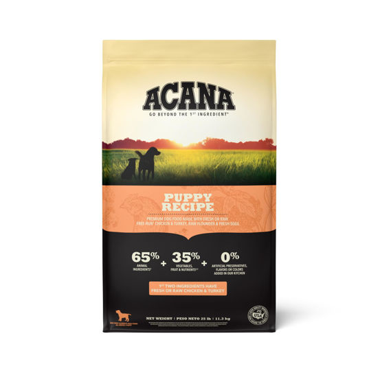 Picture of ACANA Grain Free Dry Dog Food, Puppy Recipe, 25lb