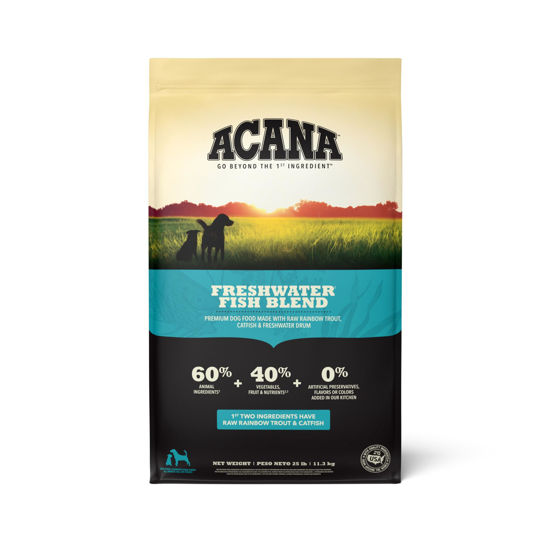 Picture of ACANA Grain Free Dry Dog Food, Freshwater Fish Dog Food Recipe, 25lb