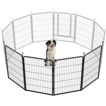 Picture of FXW Rollick Dog Playpen for Yard, RV Camping│Patented, 40 inch 4 Panels