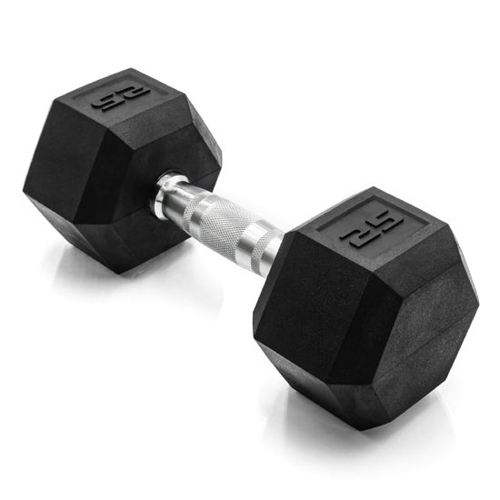 Picture of CAP Barbell 25 LB Coated Hex Dumbbell Weight, New Edition