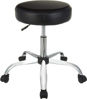 Picture of Amazon Basics Multi-Purpose Drafting Spa Bar Stool with Wheels - Black