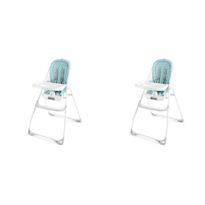 Picture of Ity by Ingenuity Yummity Yum Easy Folding High Chair - Goji (Pack of 2)