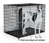 Picture of MidWest Homes for Pets Replacement Pan for 54' Long MidWest Dog Crate (SL54DD), 52.3"L x 1.3"W x 34.7"H, Black