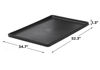 Picture of MidWest Homes for Pets Replacement Pan for 54' Long MidWest Dog Crate (SL54DD), 52.3"L x 1.3"W x 34.7"H, Black