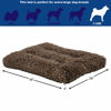 Picture of Midwest Homes for Pets Deluxe Dog Beds | Super Plush Dog & Cat Beds Ideal for Dog Crates | Machine Wash & Dryer Friendly, 1-Year Warranty, Cocoa, 46.0" L x 28.0" W x 4.0" Th