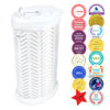 Picture of Ubbi Steel Diaper Pail, Odor Locking, No Special Bag Required, Award-Winning, Registry Must-Have, Herringbone