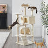 Picture of Yaheetech 54in Cat Tree Tower Condo Furniture Scratch Post for Kittens Pet House Play