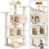 Picture of Yaheetech 54in Cat Tree Tower Condo Furniture Scratch Post for Kittens Pet House Play