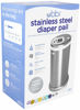 Picture of Ubbi Steel Diaper Pail, Odor Locking, No Special Bag Required, Award-Winning, Registry Must-Have, Chrome