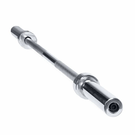 Picture of CAP Barbell 6-Foot Solid Olympic Bar, Chrome (2-Inch) - New Version (OBIS-72)