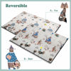 Picture of UANLAUO Foldable Baby Play Mat, Extra Large Waterproof Activity Playmats for Babies,Toddlers, Infants, Play & Tummy Time, Foam Baby Mat for Floor with Travel Bag