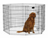 Picture of MidWest Homes for Pets Foldable MetalDog Exercise Pen / Pet Playpen, Black w/ door, 24'W x 42'H