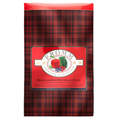 Picture of Fromm Four-Star Nutritionals Highlander Beef, Oats, & Barley Dog Food - Premium Dry Dog Food - Beef Recipe - 26 lb