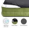 Picture of Bedsure XXL Orthopedic Dog Bed - Washable Great Dane Dog Sofa Beds for Giant Dogs, Supportive Foam Pet Couch Bed with Removable Washable Cover, Waterproof Lining and Nonskid Bottom, Turquoise