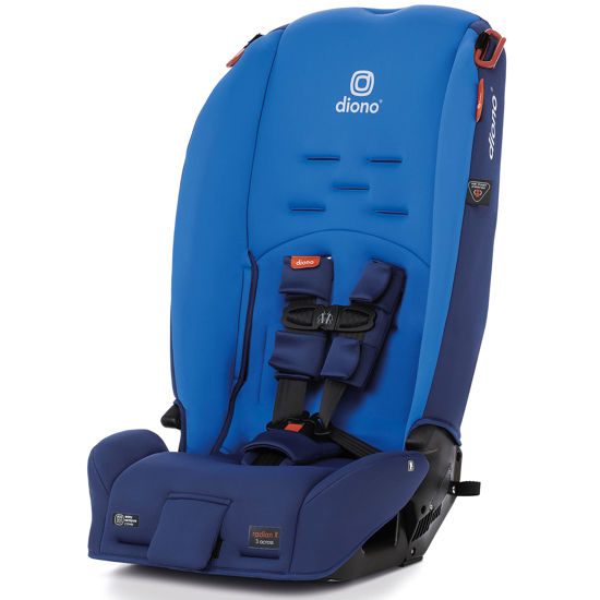 Picture of Diono Radian 3R, 3-in-1 Convertible Car Seat, Rear Facing & Forward Facing, 10 Years 1 Car Seat, Slim Fit 3 Across, Blue Sky