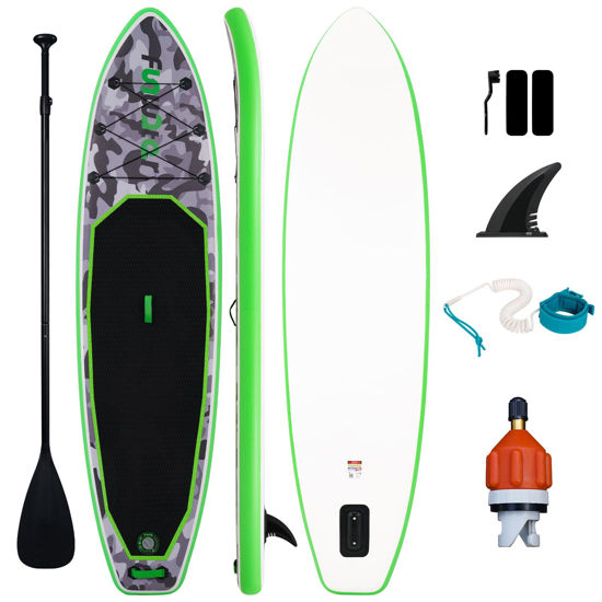 Picture of FunWater Inflatable Paddle Boards Stand Up Paddleboard Wide Stable with Premium SUP Paddle Board Accessories Non-Slip Deck Ultra-LIght SUP for Adult & Youth