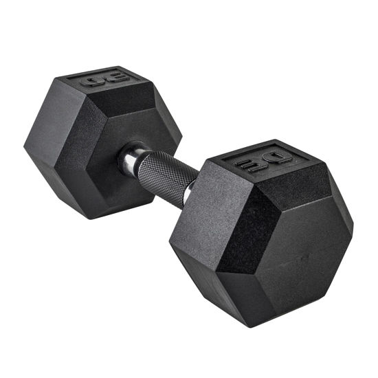 Picture of CAP Barbell Coated Dumbbell Weights with Padded Grip, Single, 30 LBS