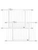 Picture of Babelio Baby Gate, 29-48'' Auto Close Easy Install Pet Gate, Extra Wide Pet Gate for Stairs & Doorways, 2 Pack White