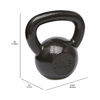 Picture of Amazon Basics Cast Iron Kettlebell, 30 lb, Black